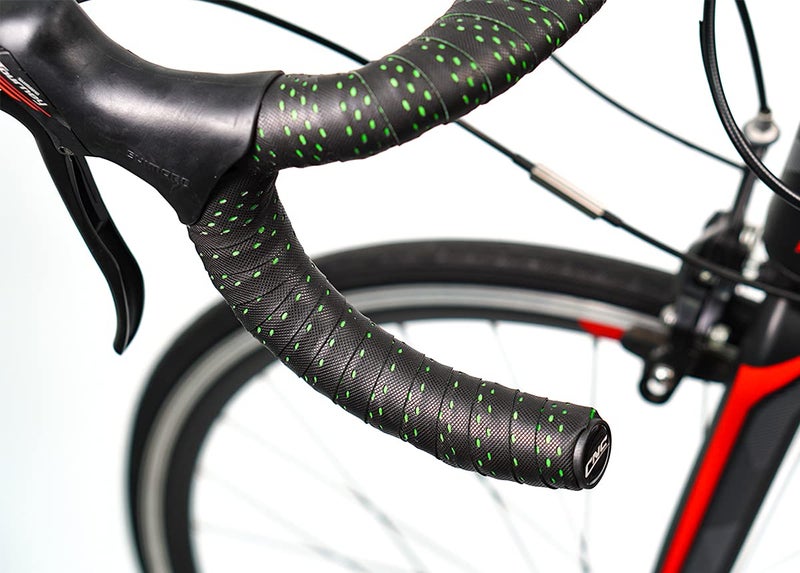 CNC Bike Handlebar Tape, Road Bicycle Bar Tapes, 2 Pcs Cycling Handle Wraps for Mountain Bike, Black/Blue/Green/Red/White/Yellow/Pink (Green) - Image 4